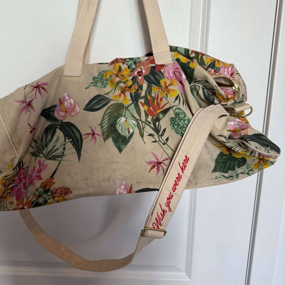 Ban.do Tropical Wish You Were Here Duffle Bag And Toiletries Bag